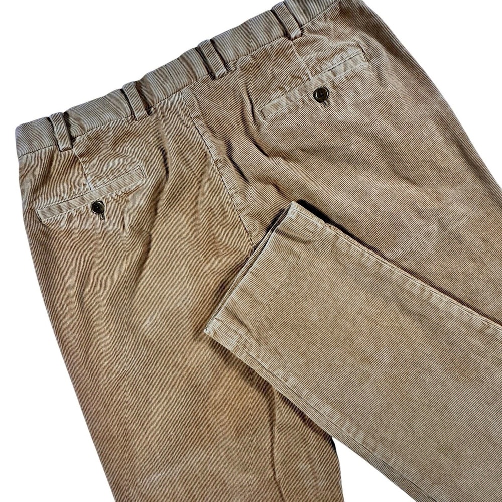 Brooks Brothers Clark Corduroy Pants Mens 36x31 (read) Tan‎ Classic Straight